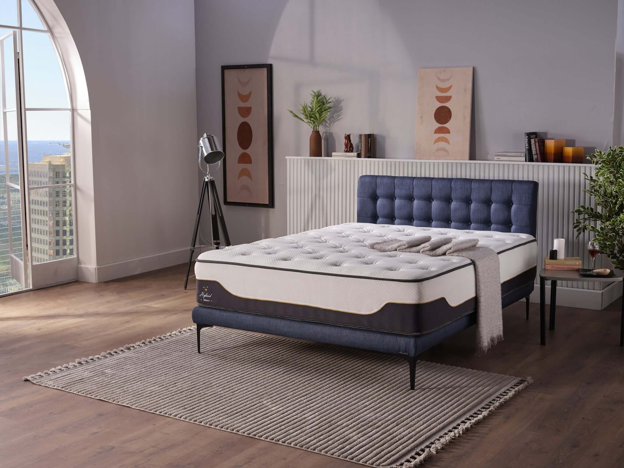 BSLEEP Natura Hybrid Medium Firm Mattress 13" Inch by Bellona | Bsleep